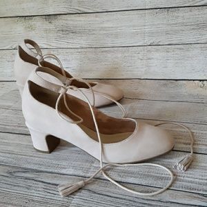 Anthropologie Seychelles Lace Up Pump